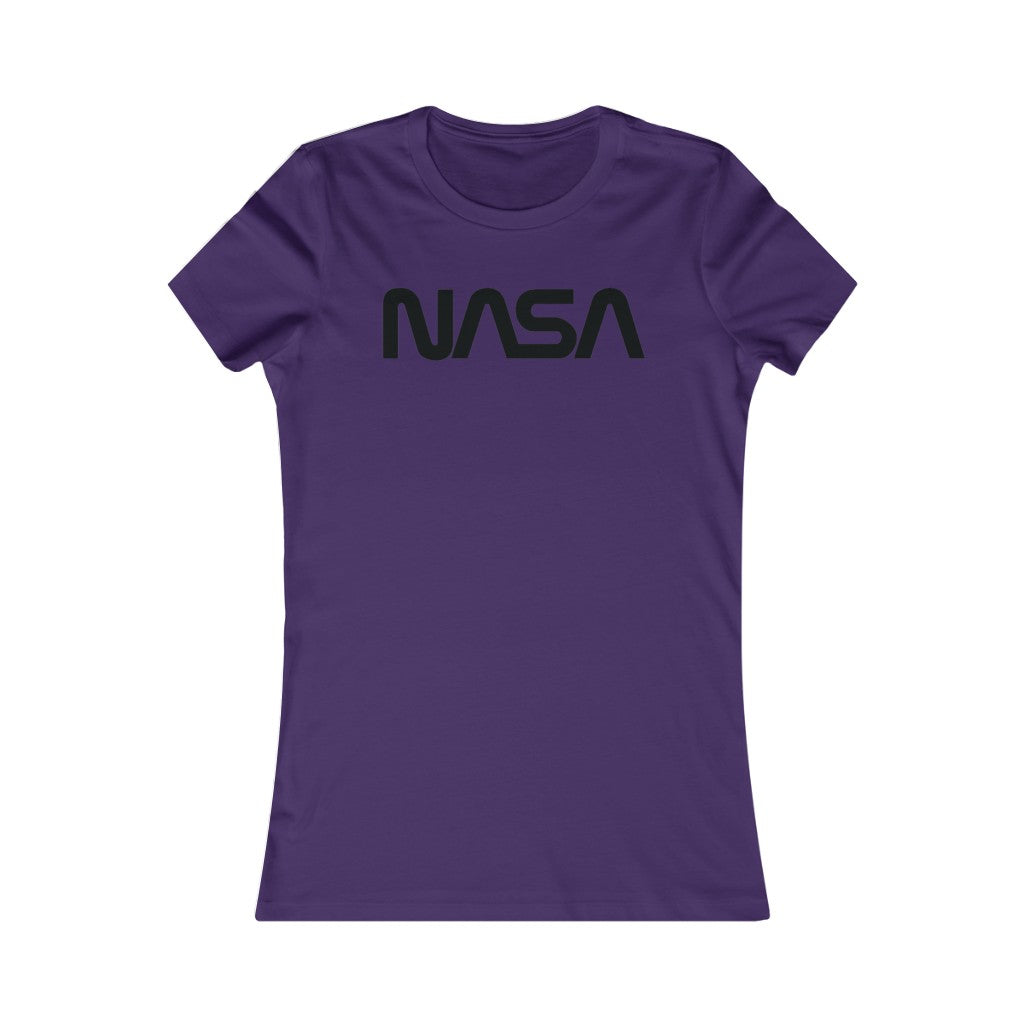 NASA BLACK WOMEN'S T-SHIRT