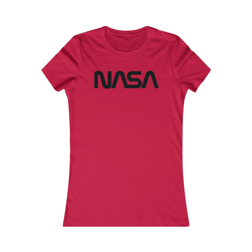 NASA BLACK WOMEN'S T-SHIRT