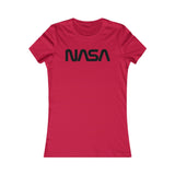 NASA BLACK WOMEN'S T-SHIRT