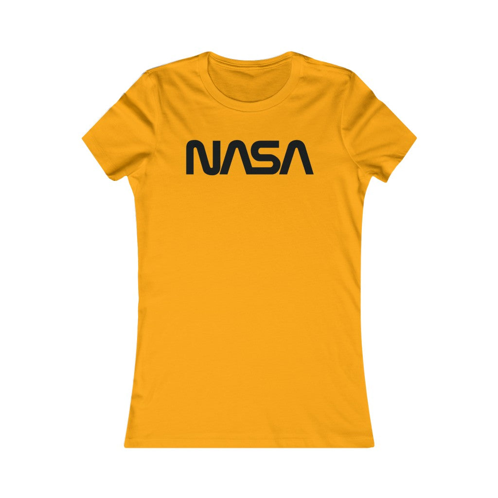 NASA BLACK WOMEN'S T-SHIRT