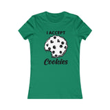 ACEPTO GALLETAS CAMISETA MUJER