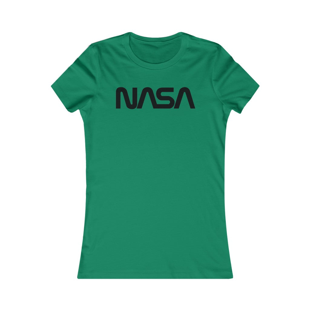 NASA BLACK WOMEN'S T-SHIRT