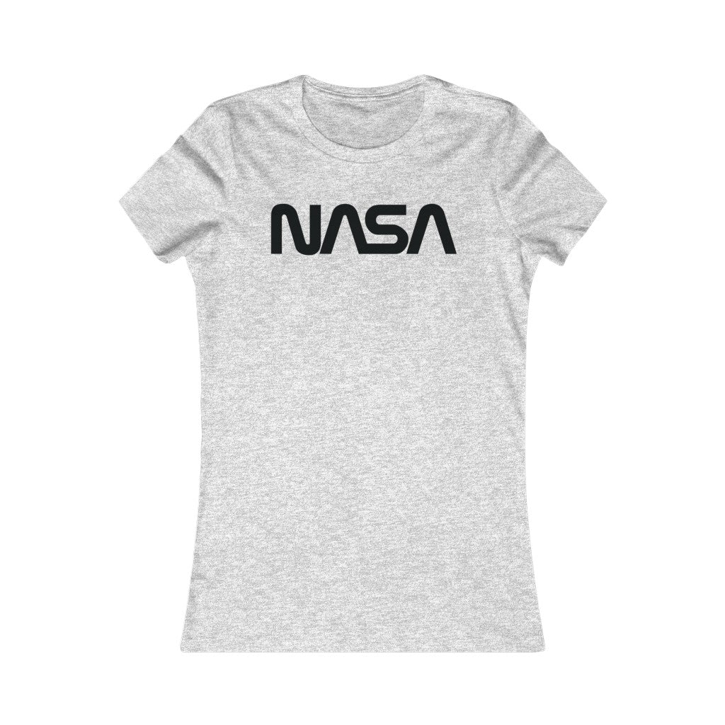 NASA BLACK WOMEN'S T-SHIRT