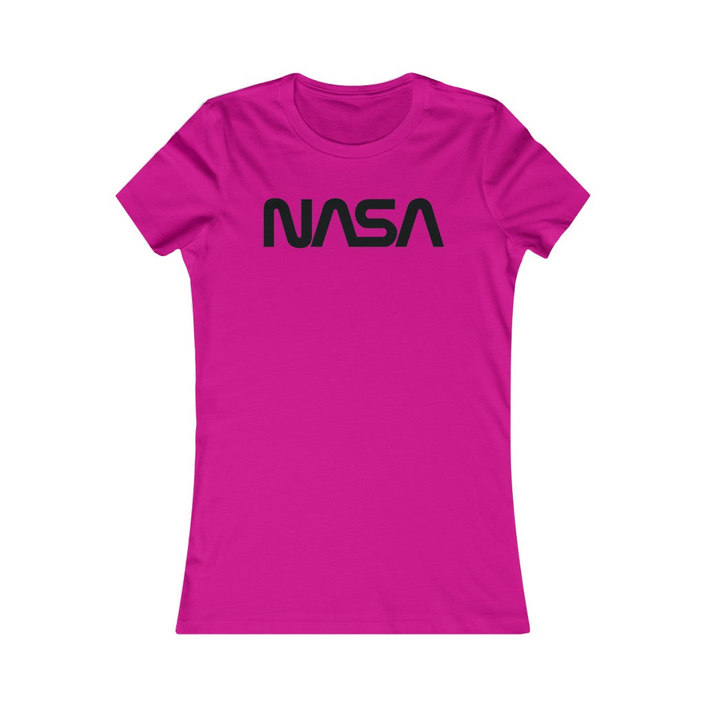NASA BLACK WOMEN'S T-SHIRT