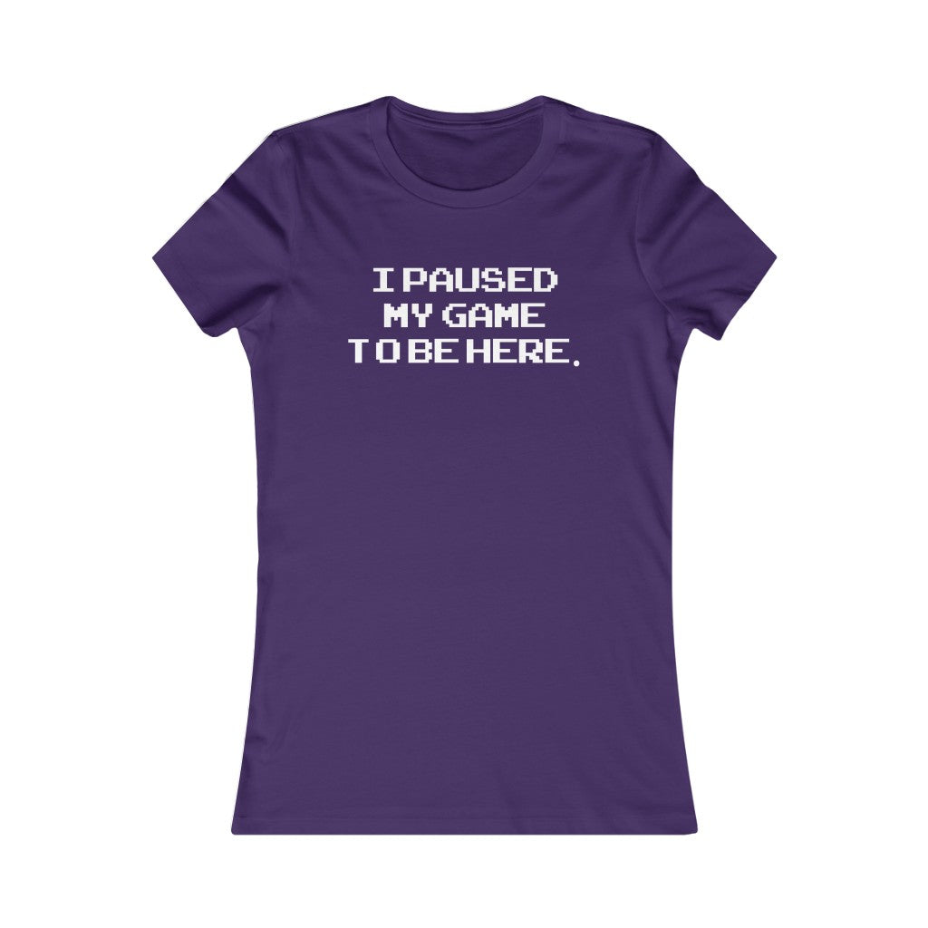 PAUSE GAME WOMEN'S T-SHIRT