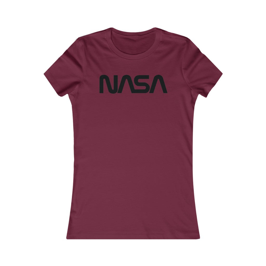 NASA BLACK WOMEN'S T-SHIRT