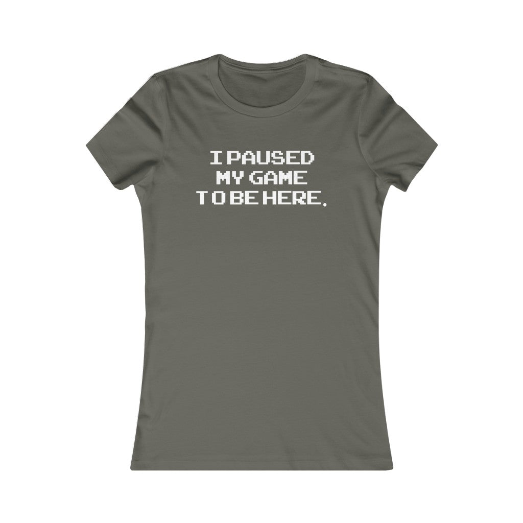 PAUSE GAME WOMEN'S T-SHIRT