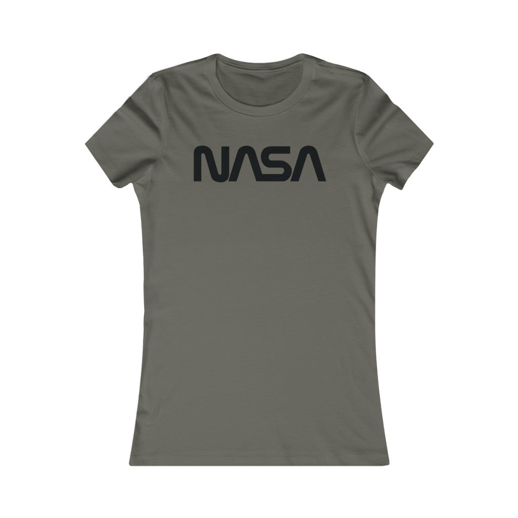 NASA BLACK WOMEN'S T-SHIRT