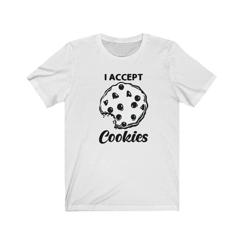 I ACCEPT COOKIES MEN/UNISEX T-SHIRT
