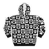 PAWS - AOP Unisex Pullover Hoodie