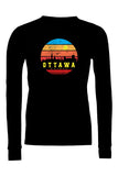 OTTAWA SKYLINE - VINTAGE - Long Sleeve Tee