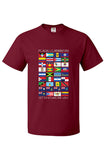 FLAGS OF THE CARIBBEAN - WT - Heavy Cotton