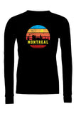 MONTREAL SKYLINE - VINTAGE - Long Sleeve Jersey