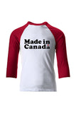 HECHO EN CANADÁ - Camiseta de béisbol