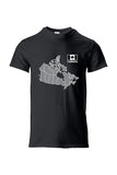 MAP OF CANADA - Heavy Cotton Tee