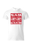 SAM THE RECORD MAN - Camiseta de algodón pesado