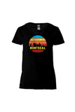 MONTREAL SKYLINE - VINTAGE - Ladies Tee