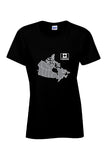 MAP OF CANADA - Ladies Tee