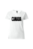 CANADA - MAPLE - BLK - Ladies Tee