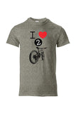 I LOVE 2 MOUNTAIN BIKE - Heavy Cotton Tee