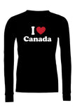 I LOVE CANADA - Long Sleeve Tee