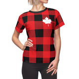 MAPLE LEAF - BUFFALO PLAID - AOP