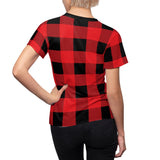 MAPLE LEAF - BUFFALO PLAID - AOP