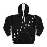 PAW PRINTS - AOP Unisex Pullover Hoodie