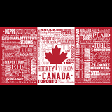 CANADA IN WORDS - Ladies T-shirt