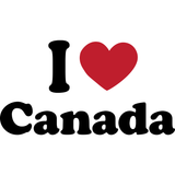 I LOVE CANADA - Baseball Tee