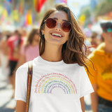 LOVE IS LOVE - T-shirt en coton épais pour femmes