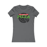 RESTEZ À LA MAISON ET MANGER DE LA PIZZA T-SHIRT FEMME