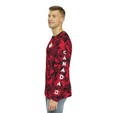 CANADA - CAMO - Men's Long Sleeve AOP Shirt