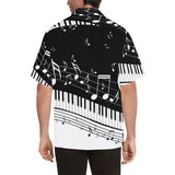 Abstract Piano Keys with Musical Notes