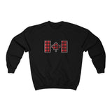 CANADIAN FLAG - PLAID - Unisex Heavy Blend™ Crewneck Sweatshirt