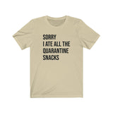 QUARANTINE SNACKS MEN/UNISEX T-SHIRT
