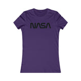 NASA BLACK WOMEN'S T-SHIRT