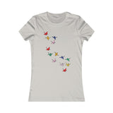 FLYING PAPER CRANES WOMEN'S T-SHIRT