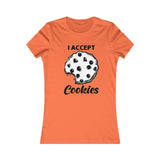 I ACCEPT COOKIES WOMEN'S T-SHIRT