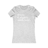 DE CALGARY AVEC AMOUR T-SHIRT POUR FEMMES