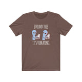 VIBRATING CAT MEN/UNISEX T-SHIRT