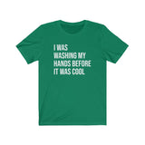 WASHING HANDS MEN/UNISEX T-SHIRT