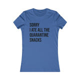T-SHIRT FEMME SNACKS DE QUARANTAINE