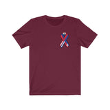 HAITI SOLIDE - RIBBON - MEN/UNISEX T-SHIRT