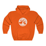 TREE OF LIFE - WHITE - Unisex Heavy Blend™ Hooded Sweatshirt