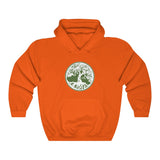 TREE OF LIFE - GREEN WHITE - Unisex Heavy Blend™ Hooded Sweatshirt