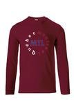 MTL - MONTREAL Gildan Heavy Cotton Long Sleeve Tee