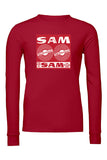 SAM THE RECORD MAN - Unisex Long Sleeve Jersey