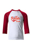 REDTAILS - 332D - Camiseta de béisbol de manga unisex