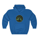 TREE OF LIFE - BLACK GREEN - Unisex Heavy Blend™ Hooded Sweatshirt
